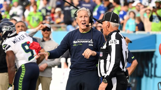 pete carroll challenge flag